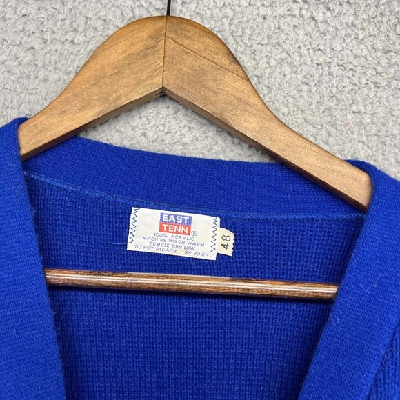 Vintage Catholic Central Sweater Men's 48 Band Varsity Clarinet Shamrocks 94 90s - Picture 7 of 14